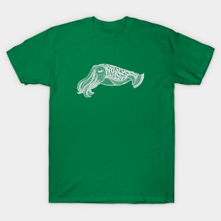 Cuttlefish - hand drawn sea animal design T-Shirt